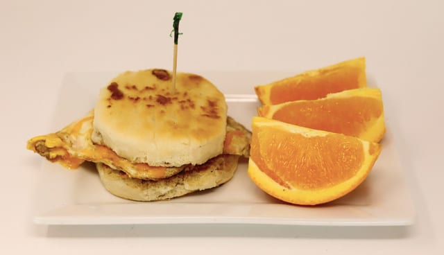 Egg & Cheddar Biscuit.