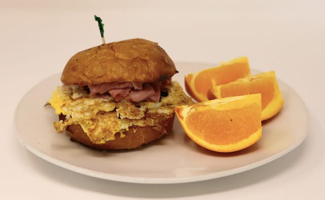 Breakfast Sandwich.